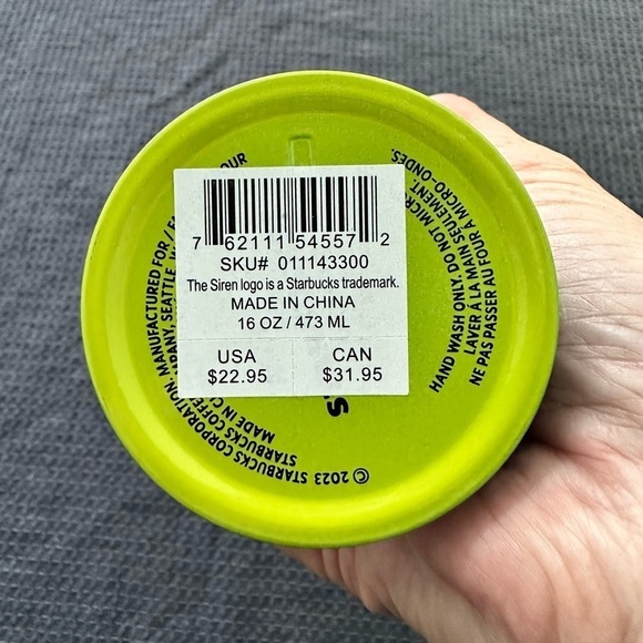 ⭐️⭐️Starbucks ⭐️⭐️ 16 oz Coffee Tumbler - Gorgeous Color Combo NWT - Picture 7 of 10